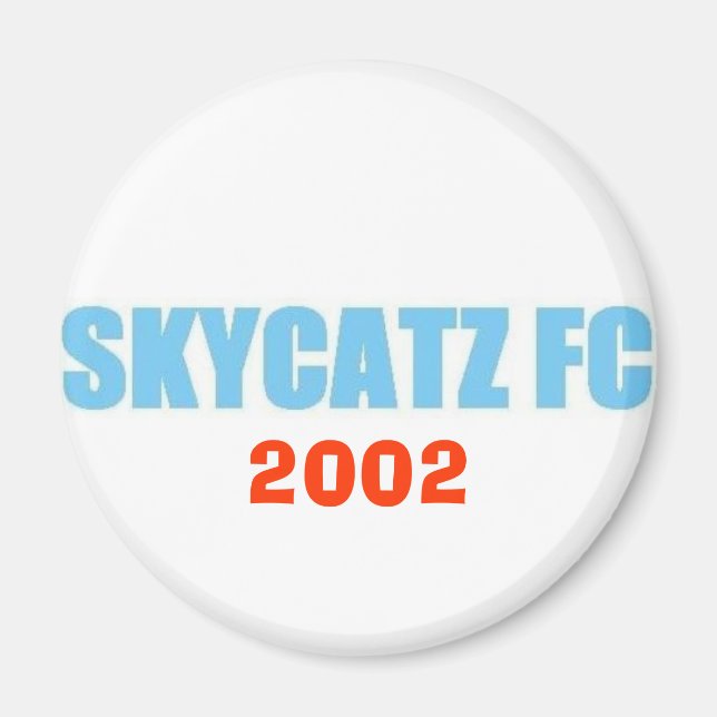 SKYCATZFC TEXT 2002 Magnet (Devant)