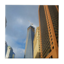 Skycraper Reflections of New York Fliese