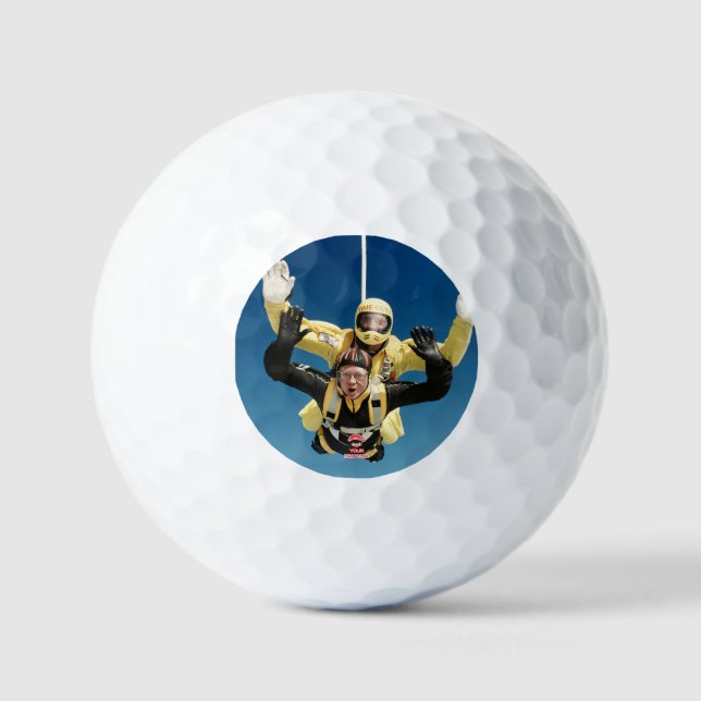Skydive Golf Balls! Golfball (Vorderseite)