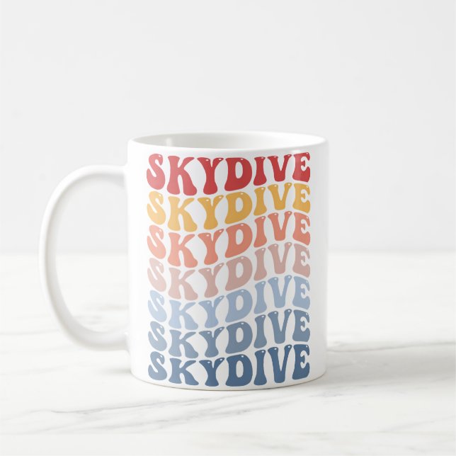Skydive Groovy Skydiving Kaffeetasse (Links)