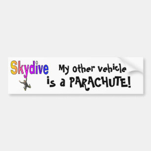 Skydive- mein anderes Fahrzeug, ist ein Autoaufkleber