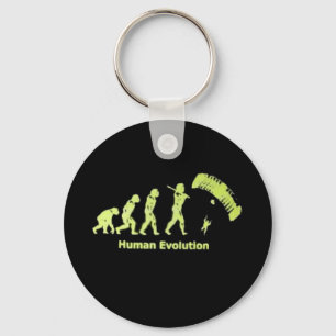 SkyDive menschliche Evolution Schlüsselanhänger