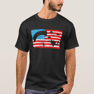 Skydive Parachutist Skydiver R T-Shirt