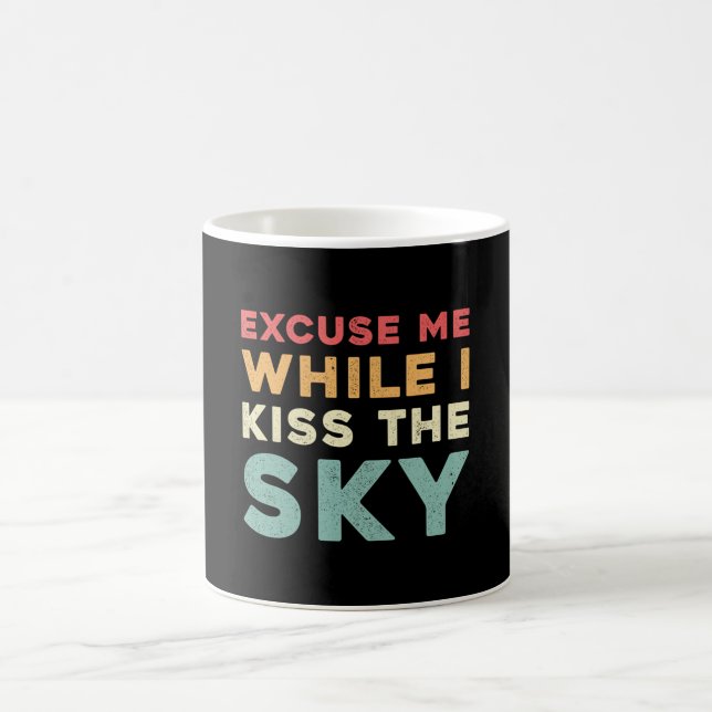 Skydiver Entschuldigung, während ich den Himmel Vi Kaffeetasse (Mittel)