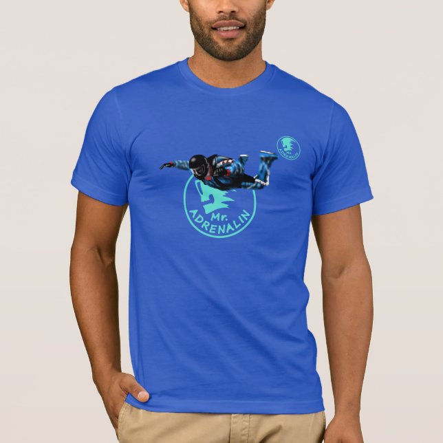 Skydiver Mr. Adrenalin T-Shirt (Vorderseite)