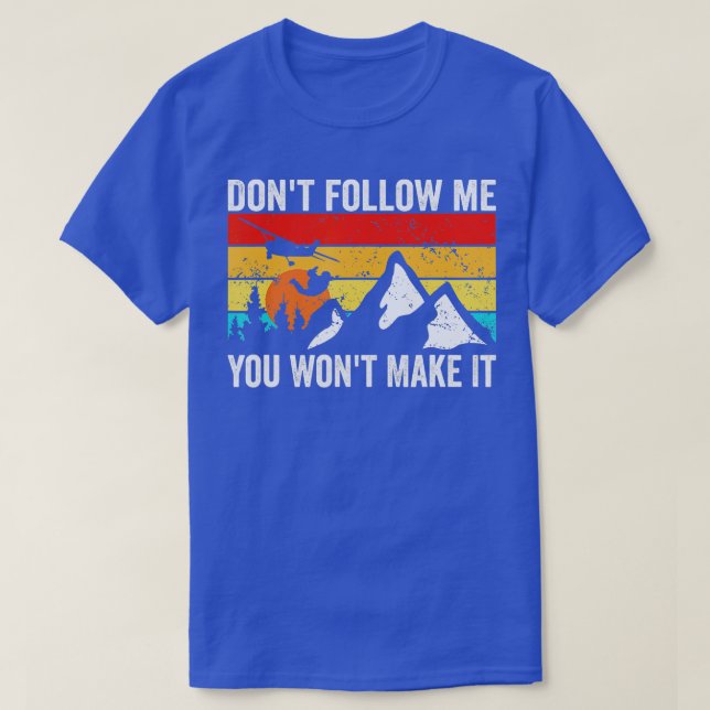 Skydiver nicht folgen mir Ich mache dumme Dinge Sk T-Shirt (Design vorne)
