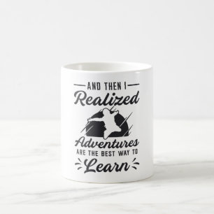 Skydiver und dann realisierte ich Abenteuer Funny Kaffeetasse