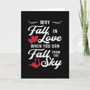 Skydiver, wenn man aus dem Himmel tauchen kann Karte