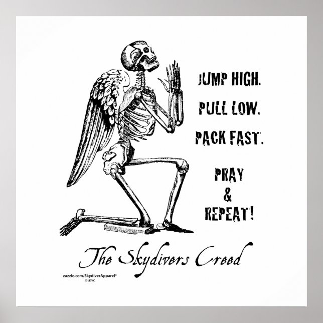 Skydivers Creation Poster (Vorne)