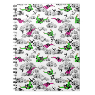 Skydivers Spiral Notebook Notizblock