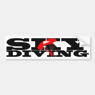 Skydiving Autoaufkleber