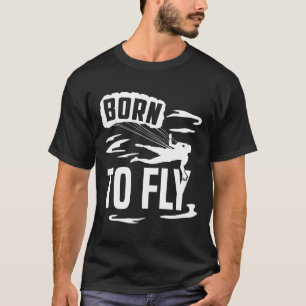 Skydiving Born To Fly Skydiver Paragliding Premium T-Shirt