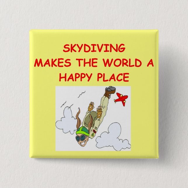 Skydiving Button (Vorderseite)