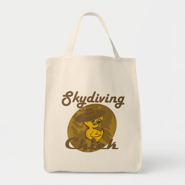 Skydiving Chick #6 Tragetasche (Vorne)