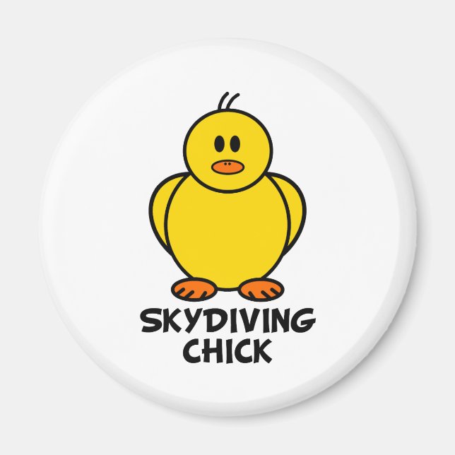 Skydiving Chick Magnet (Vorne)
