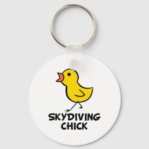 Skydiving Chick Schlüsselanhänger
