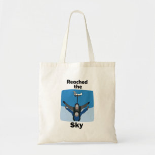 Skydiving erreichte den Himmel Skydiver Geburtstag Tragetasche