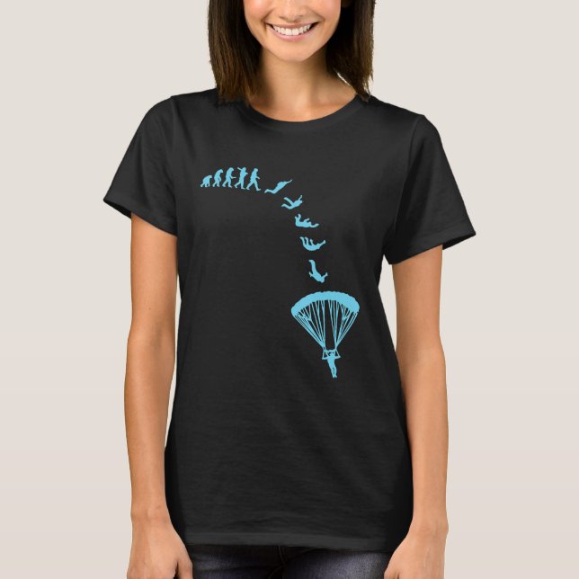 Skydiving-Evolution T-Shirt (Vorderseite)