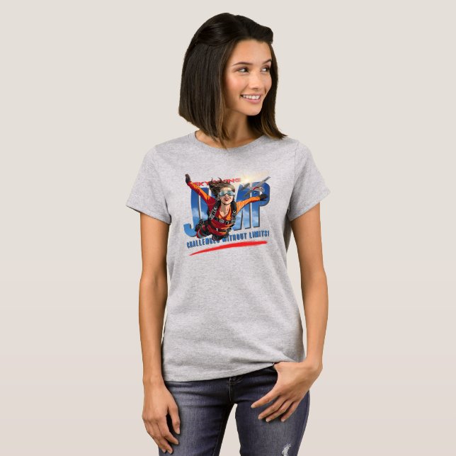 Skydiving-Feel Freedom Above the Clouds | Women T-Shirt (Vorne ganz)