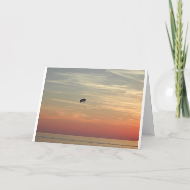 Skydiving Karte (Vorderseite)