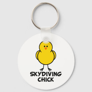 Skydiving Küken Schlüsselanhänger