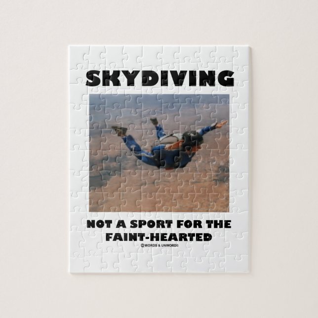 Skydiving nicht ein Sport für das zaghafte (Vertikal)