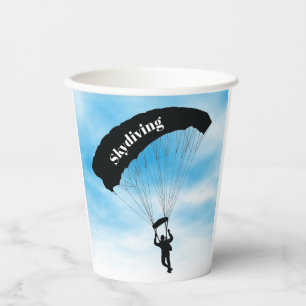 Skydiving Parachuting Design Paper Cup Pappbecher