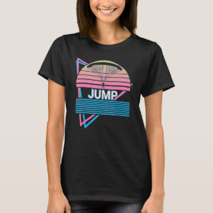 Skydiving Parachuting Skydiver Retro Jump T-Shirt