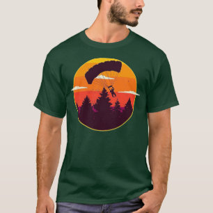 Skydiving Sunset Parachuting Jumping für Skydiver T-Shirt