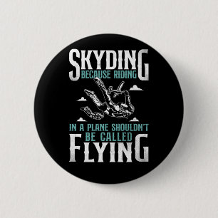 Skydiving-Tauchen, weil in einem Flugzeug Shou rei Button