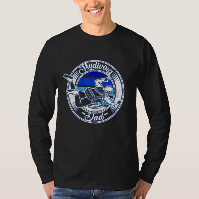 Skydiving Vater T-Shirt (Vorderseite)