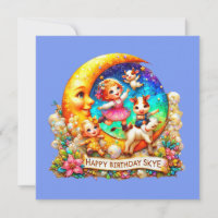 SKYE ~ Carte d'anniversaire ~ Nursery Rhymes ~