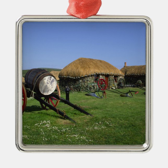 Skye Museum, Kilmuir, Insel Skye, Highlands, Silbernes Ornament (Vorne)