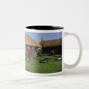 Skye-Museum, Kilmuir, Insel Skye, Highlands, Zweifarbige Tasse