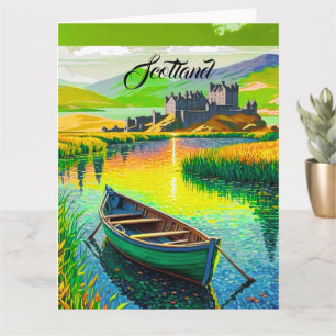 Skye Schottland Reise Postkarte Souvenir Erinner