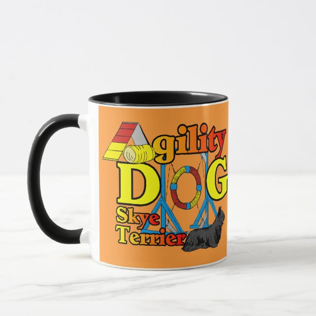 Skye_Terrier_Agility Tasse (Links)