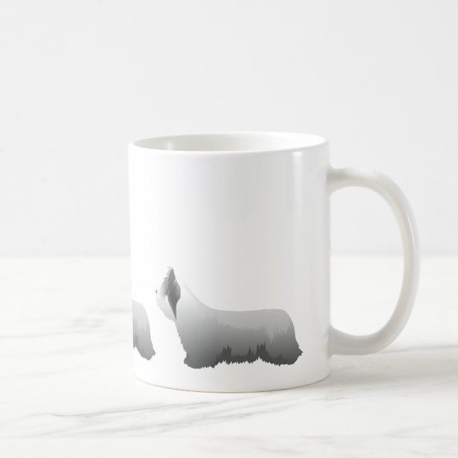Skye Terrier Basic Breed - Bereit zum Anpassen Kaffeetasse (Rechts)