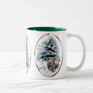 Skye Terrier Christmas Geschenke Zweifarbige Tasse