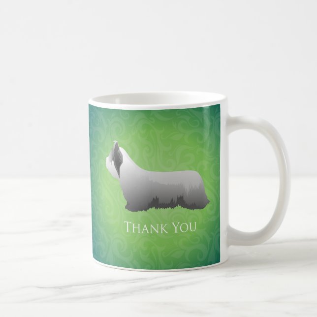 Skye Terrier dankt Ihnen für Design Kaffeetasse (Rechts)