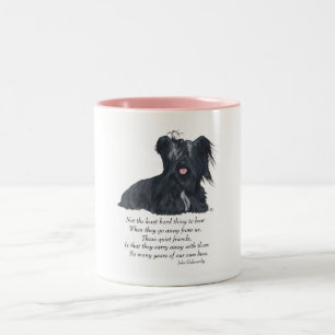 Skye Terrier Erinnerung Zweifarbige Tasse