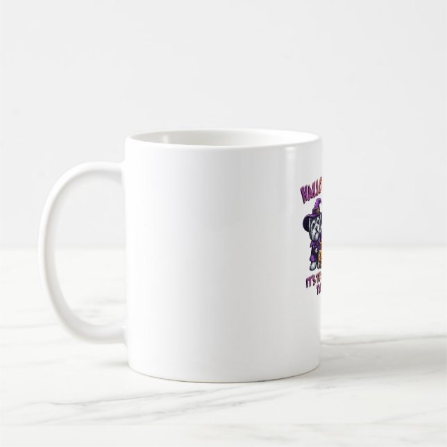 Skye Terrier Halloween Erntedank Weihnachtsklas Kaffeetasse (Links)