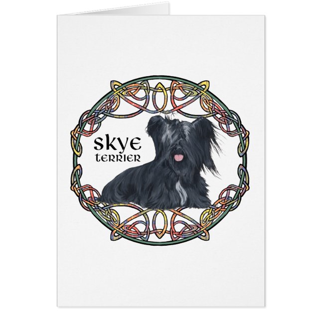 Skye Terrier in keltischer Knüpfarbeit - Buchanan  (Vorne)