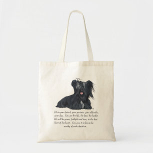 Skye Terrier MÄNNLICH Andenken Tragetasche