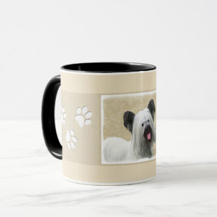 Skye Terrier Painting - Niedliche Original Dog Art Tasse