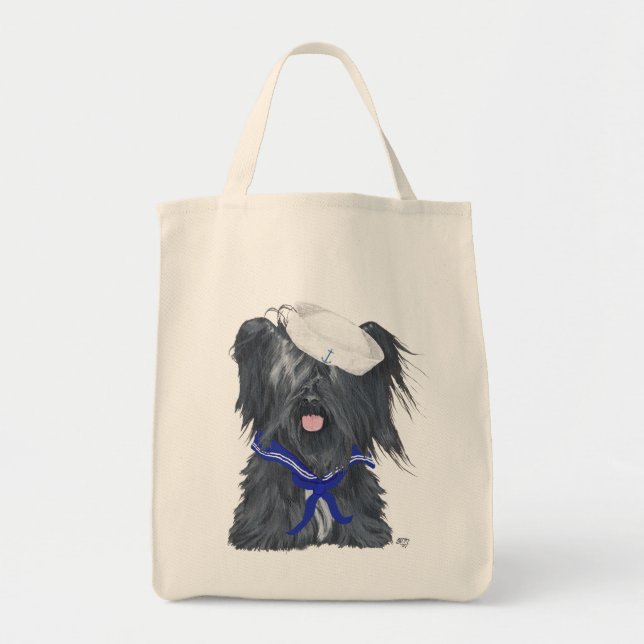 Skye Terrier Sailor Beach Tasche (Vorne)