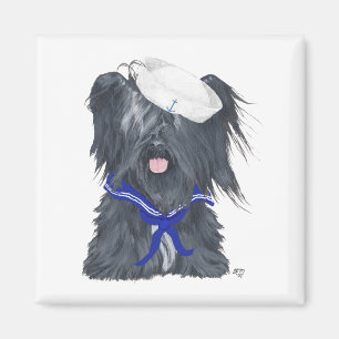 Skye Terrier Sailor Magnet