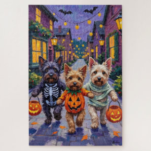 Skye Terrier Süßigkeitenbetteln Halloween Kostüme