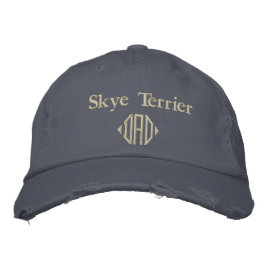 Skye Terrier Vater Geschenke Bestickte Baseballkappe