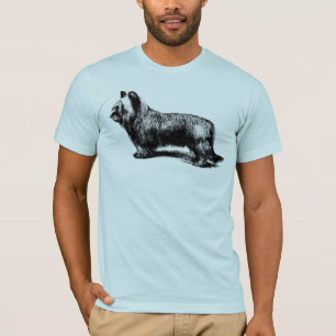 Skye Terrier Vintage-Kunst T-Shirt
