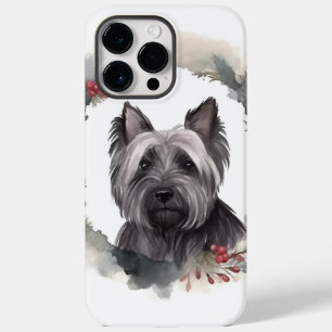 Skye Terrier Weihnachtsmann Festliche Jungfrau Case-Mate iPhone 14 Pro Max Hülle